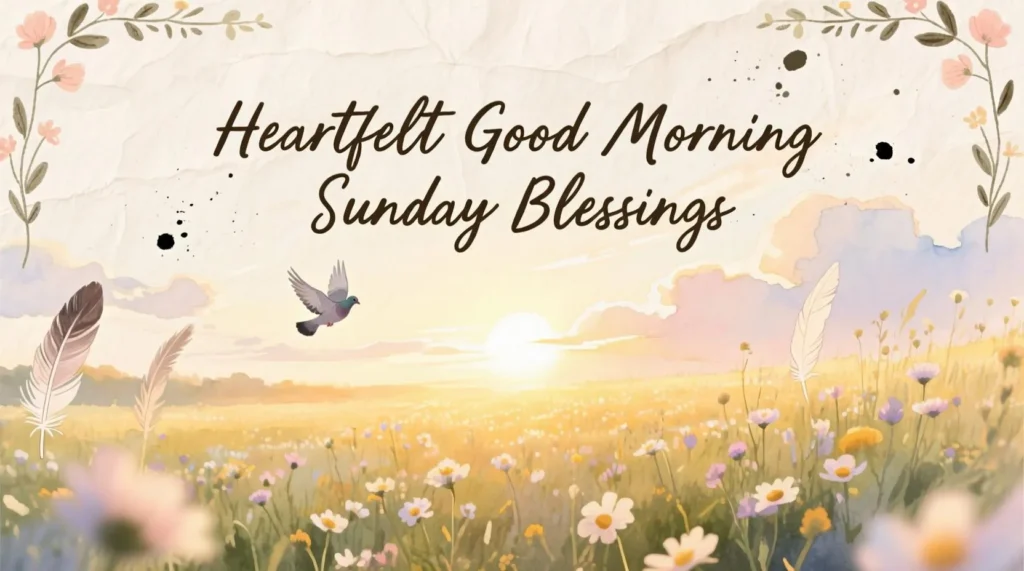 Heartfelt Good Morning Sunday Blessings