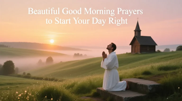 Beautiful Good Morning Prayers