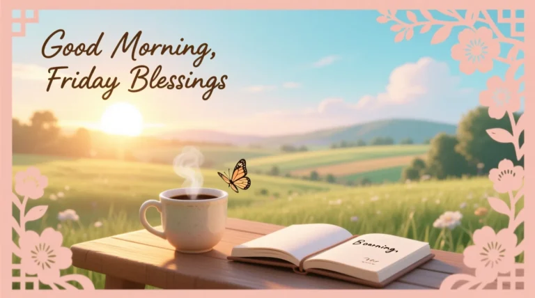 Good Morning Friday Blessings