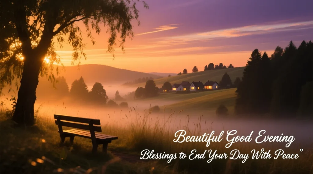 Beautiful Good Evening Blessings to End Your Day with Peace 🌇