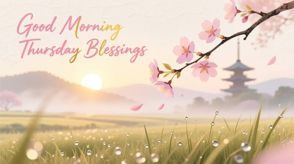 Good Morning Thursday Blessings 🌸