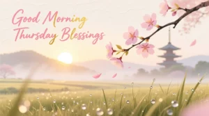 Read more about the article Good Morning Thursday Blessings 🌸