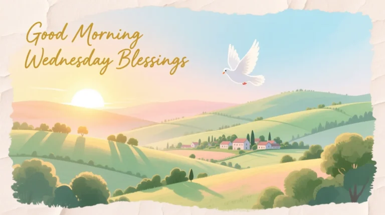 Good Morning Wednesday Blessings