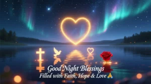 Read more about the article Good Night Blessings Filled with Faith, Hope & Love 🙏