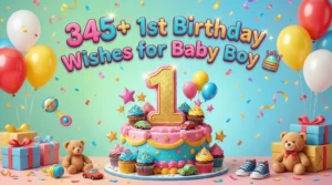 Read more about the article 45+ Adorable 1st Birthday Wishes for Baby Boy 🎂 to Make Him Smile