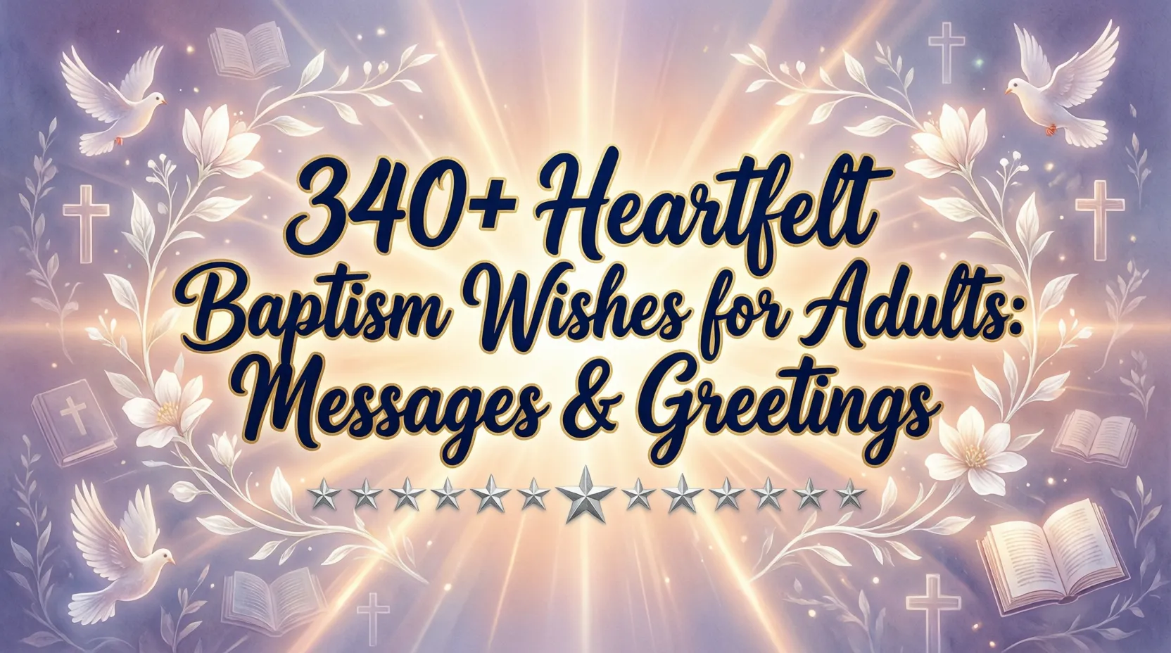 Read more about the article 340+ Heartfelt Baptism Wishes for Adults: Messages & Greetings