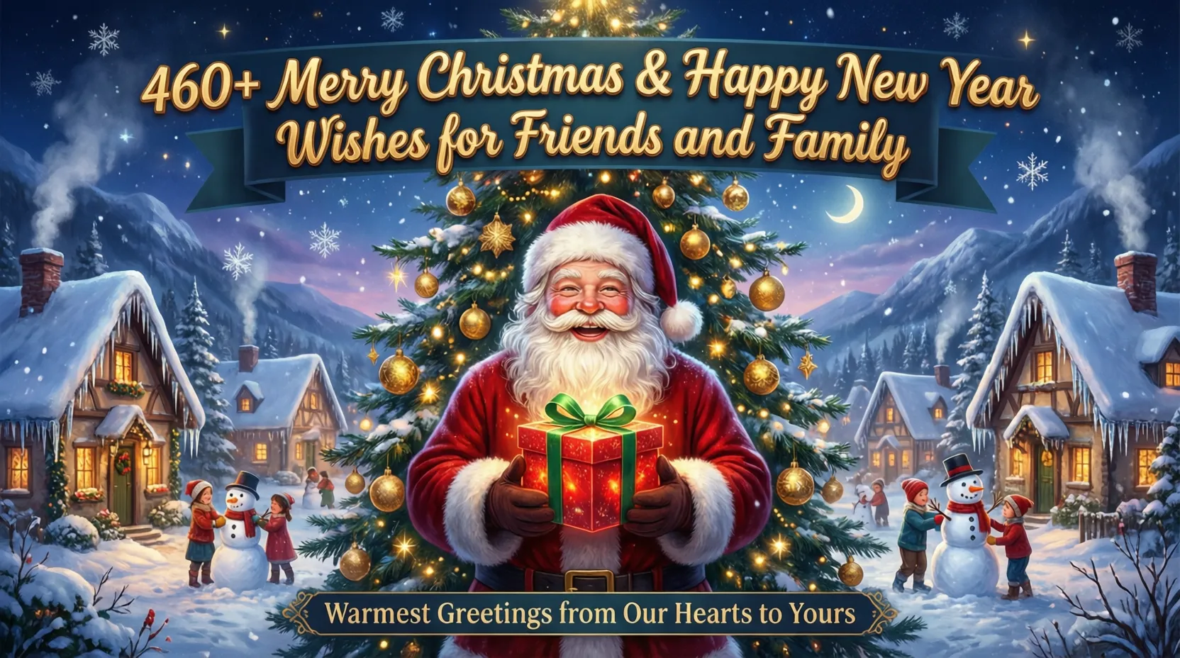 You are currently viewing 🎅 460+ Merry Christmas & Happy New Year Wishes for Friends and Family