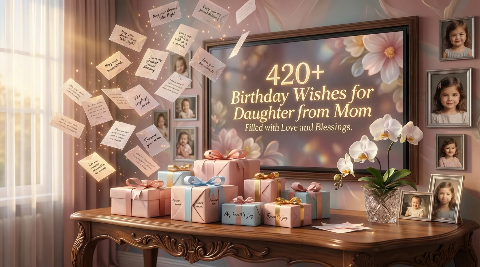 You are currently viewing 420+ Birthday Wishes for Daughter from Mom Filled with Love and Blessings