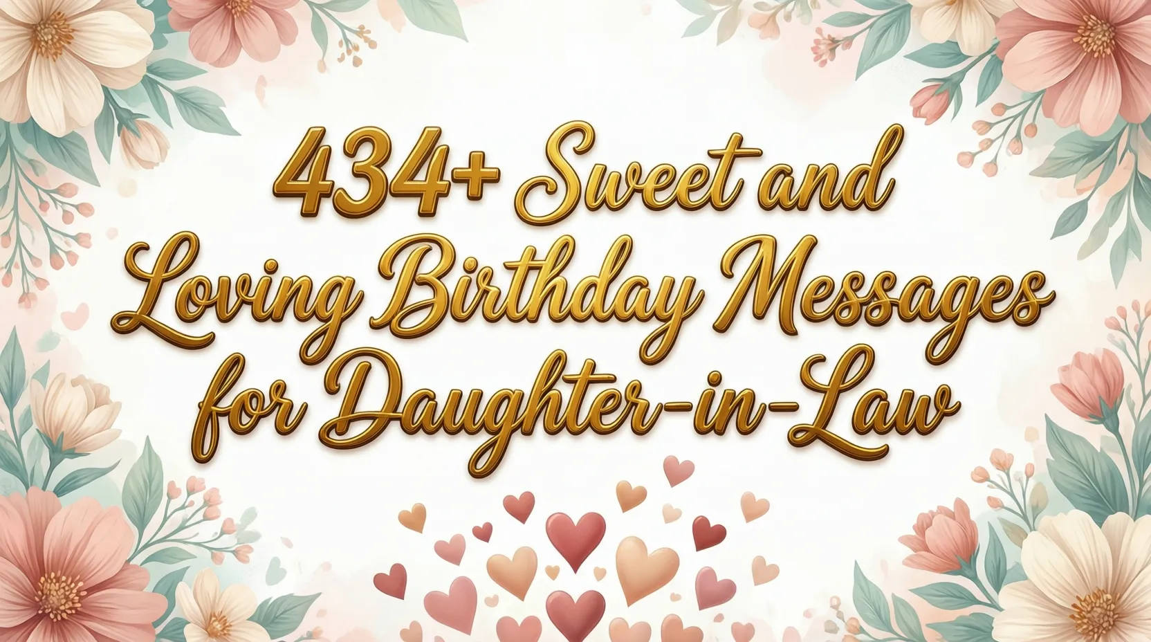 Read more about the article 434+ Sweet and Loving Birthday Messages for Daughter-in-Law
