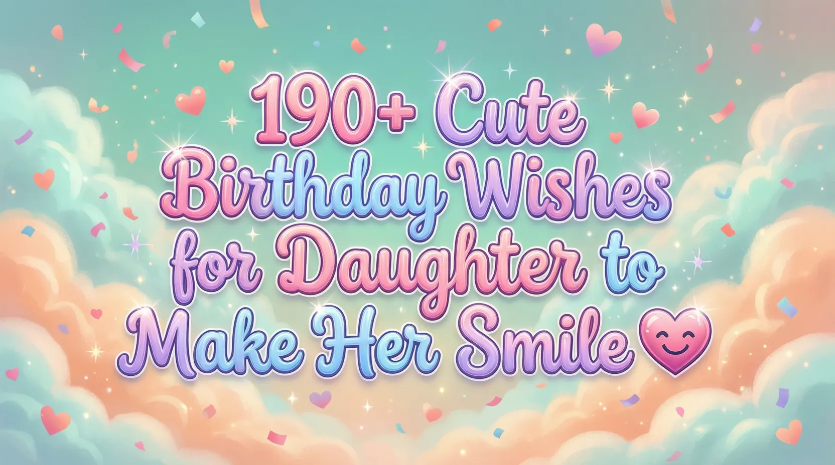 You are currently viewing 190+ Cute Birthday Wishes for Daughter to Make Her Smile 😊💖