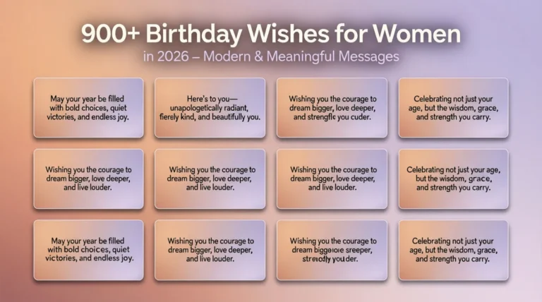 Birthday Wishes for Women