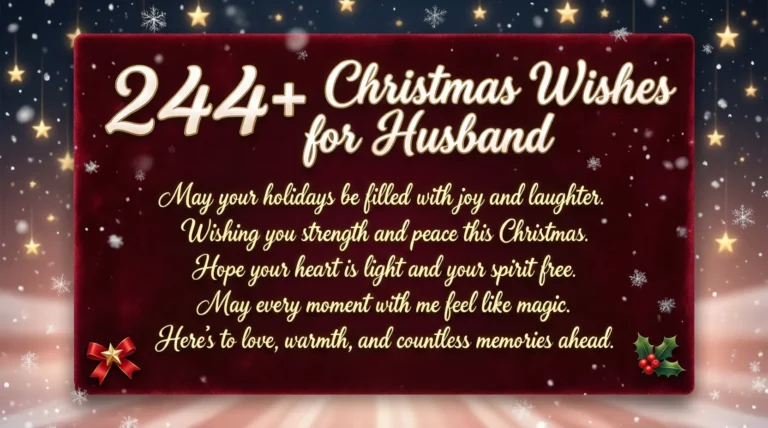 Christmas Wishes for Husband