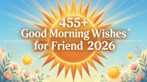Read more about the article 455+Good Morning Wishes for Friend 2026 🌞✨