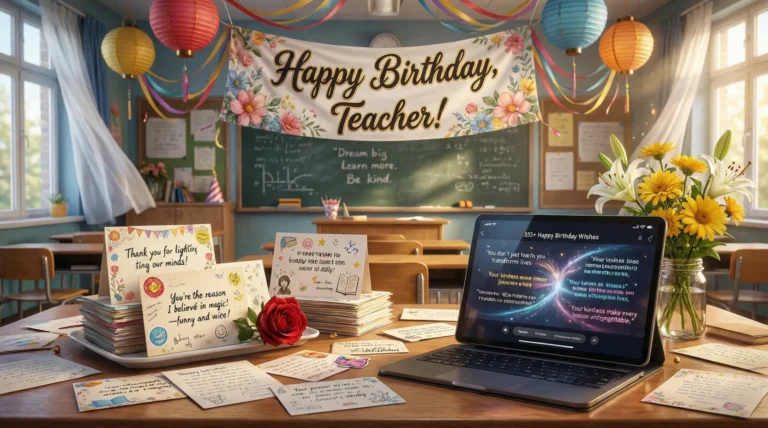 Happy Birthday Wishes for Teacher
