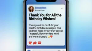 Read more about the article How to Thank Everyone for Birthday Wishes on Facebook