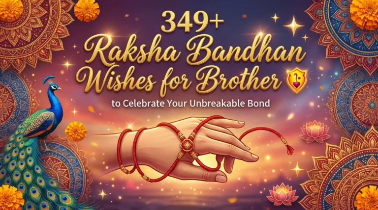Raksha Bandhan Wishes for Brother