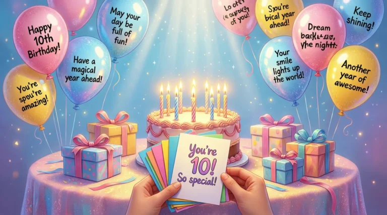 10th Birthday Wishes for Girl