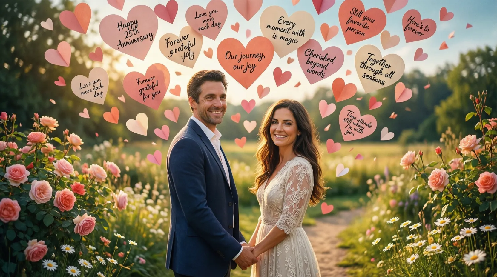 You are currently viewing 700+ Heartwarming 25th Wedding Anniversary Wishes for Couples 💑 in 2026