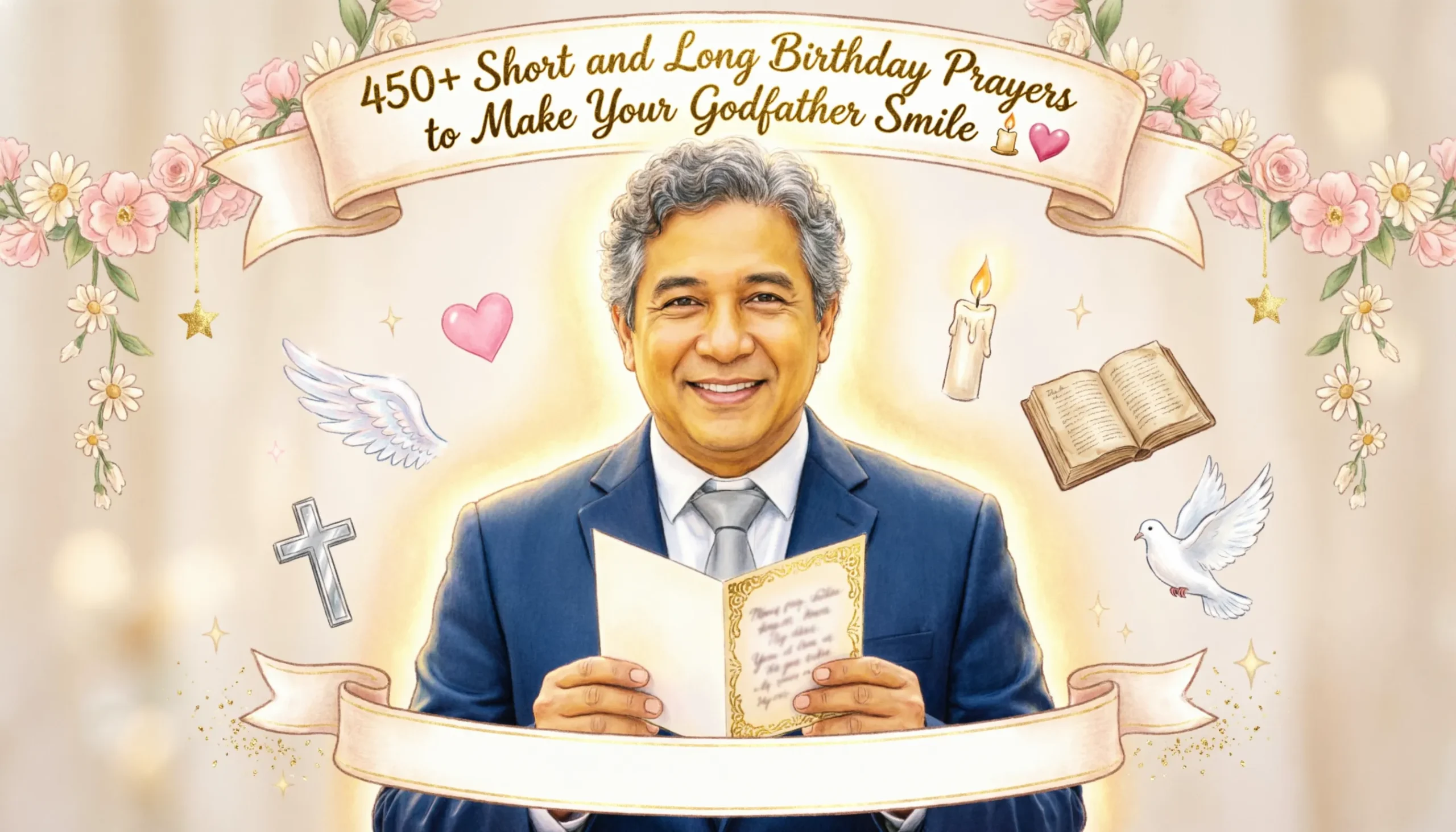 Read more about the article 450+ Short and Long Birthday Prayers to Make Your Godfather Smile 🙏💖