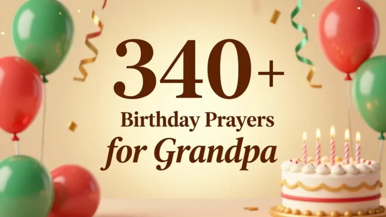 Birthday Prayers for Grandpa