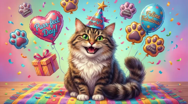 Birthday Wishes for Cat Lovers