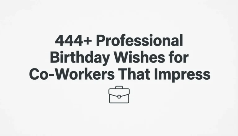 Birthday Wishes for Co-Worker