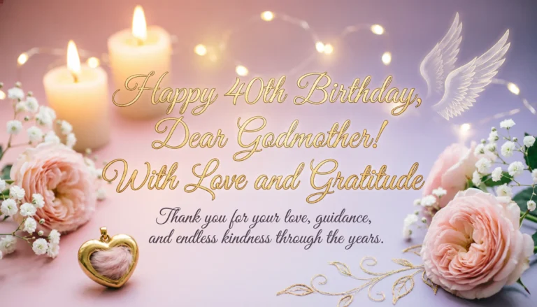 Birthday Wishes for Godmother