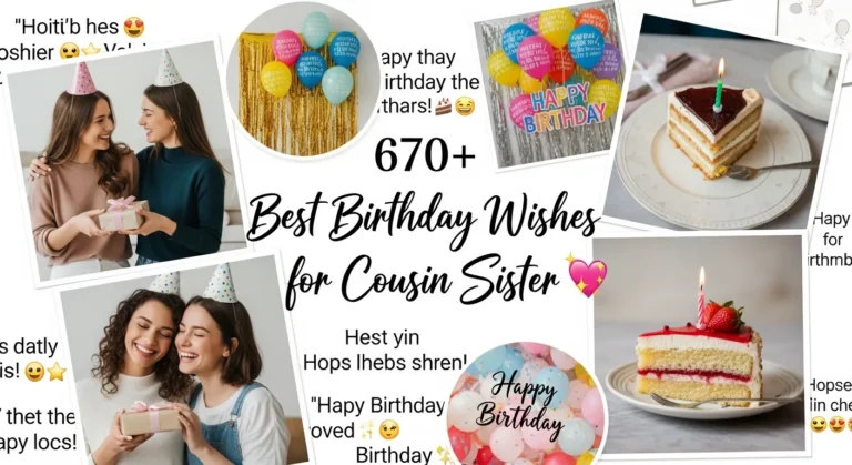 Best Birthday Wishes for Cousin Sister