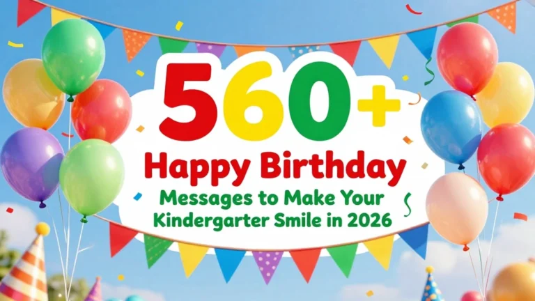 Birthday Greetings for Kindergartner