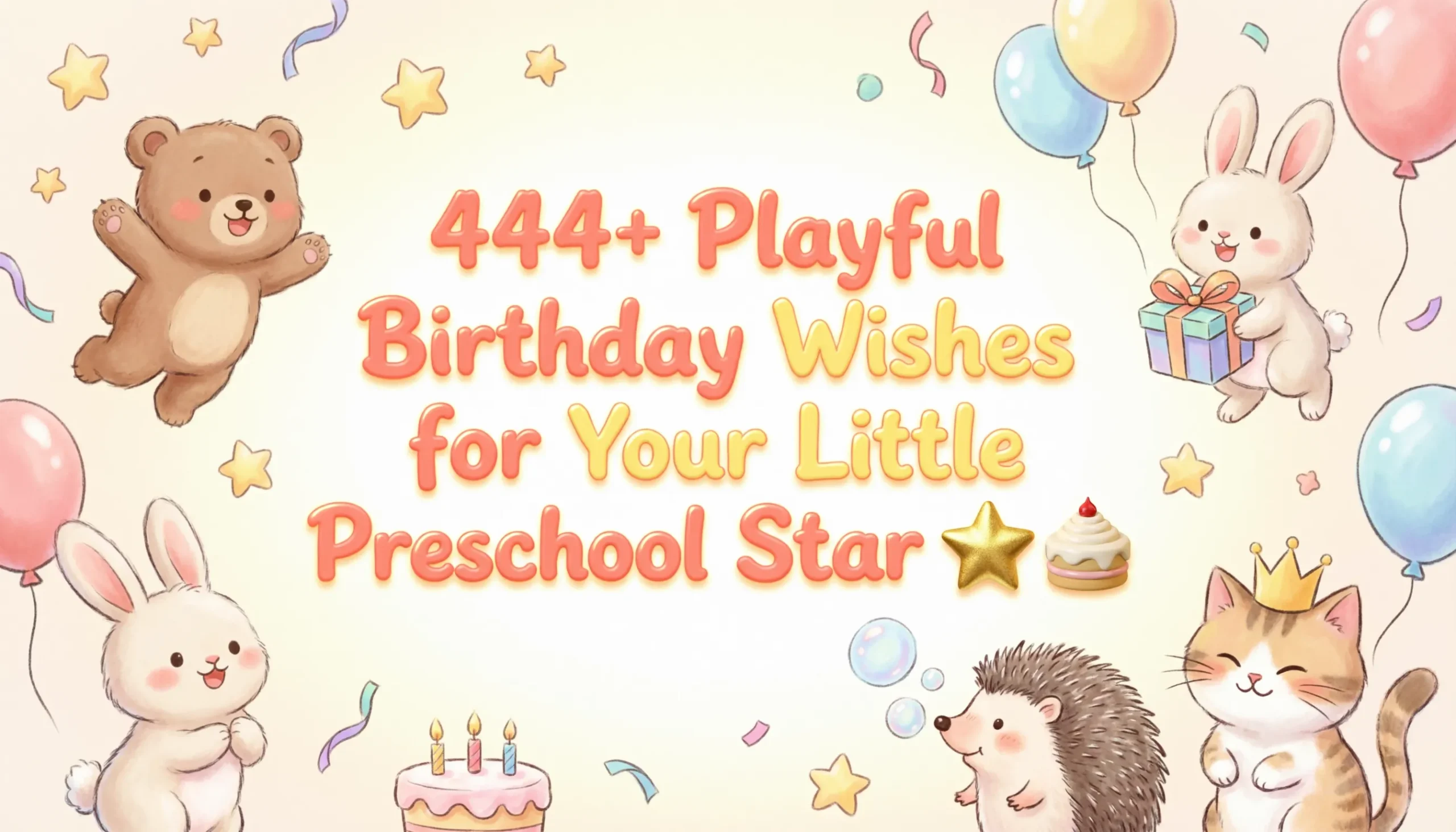Birthday Messages for Preschooler