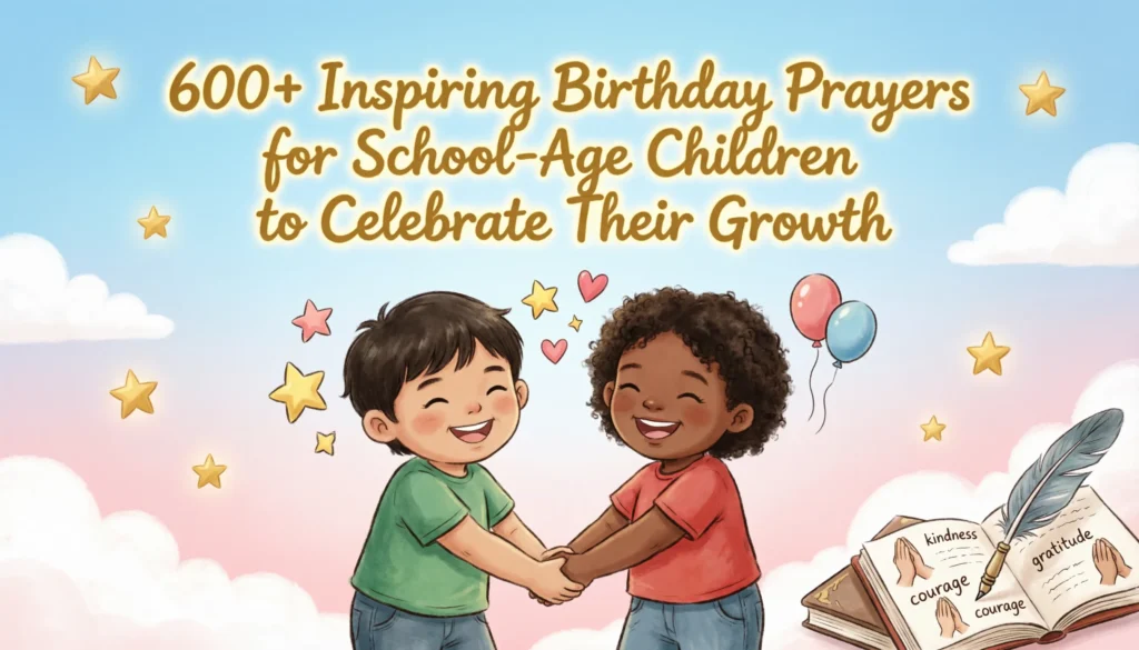 600+ Inspiring Birthday Prayers for School-Age Children to Celebrate Their Growth 🌟💖