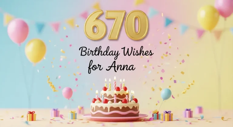 Birthday Wishes for Anna in English
