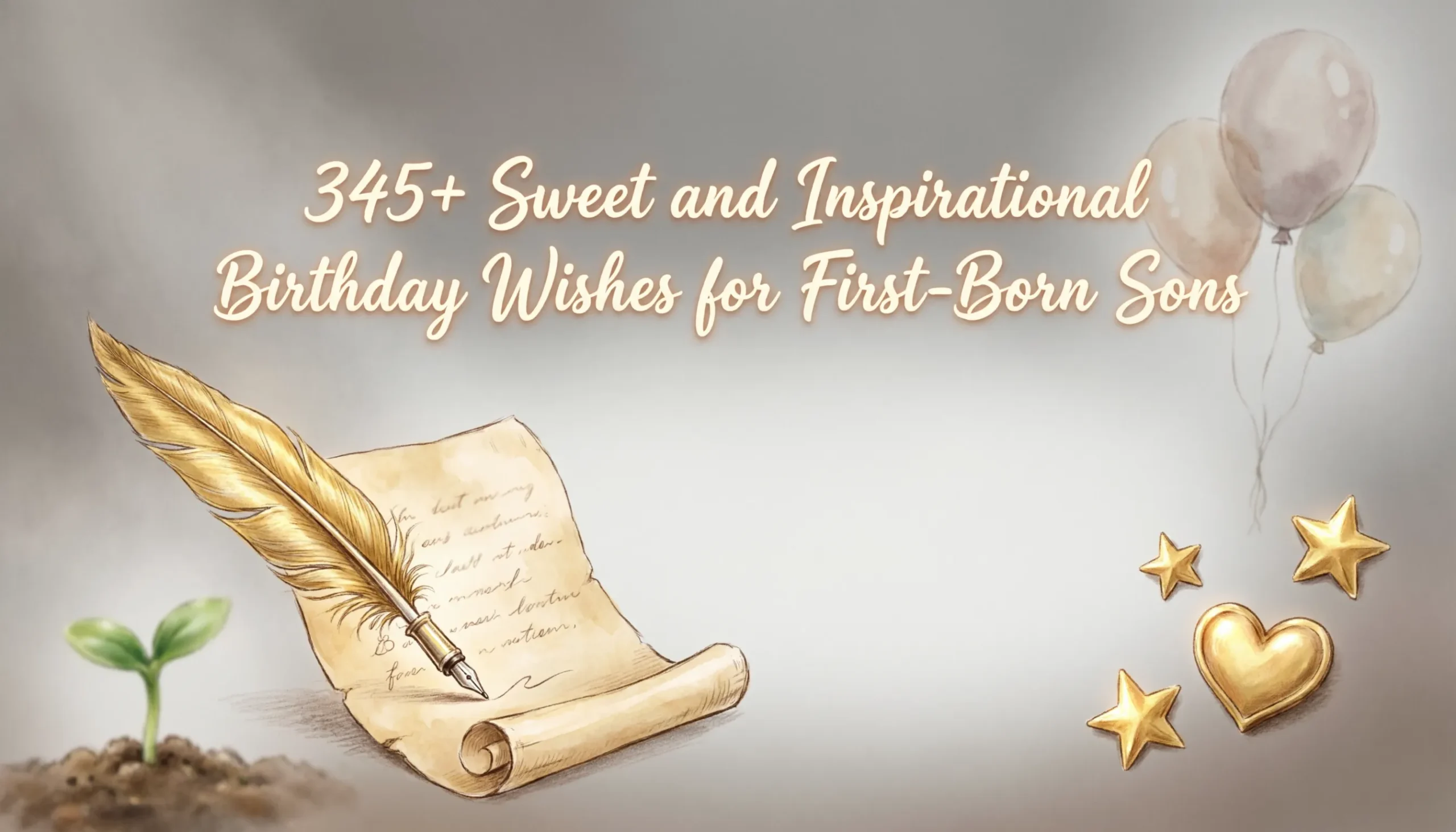 You are currently viewing 345+ Sweet and Inspirational Birthday Wishes for First-Born Sons