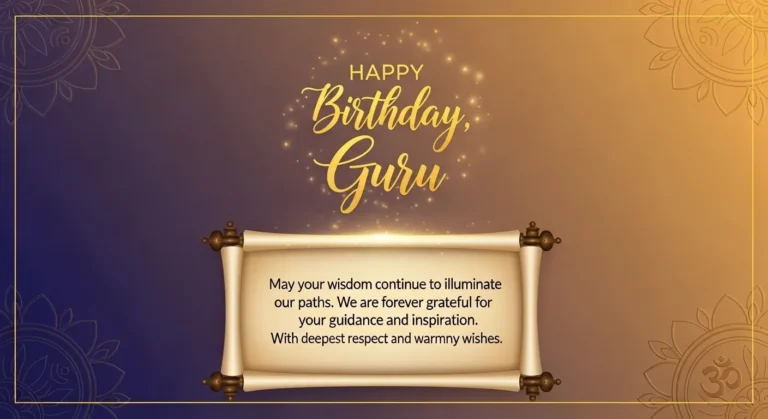 Birthday Wishes for Guru