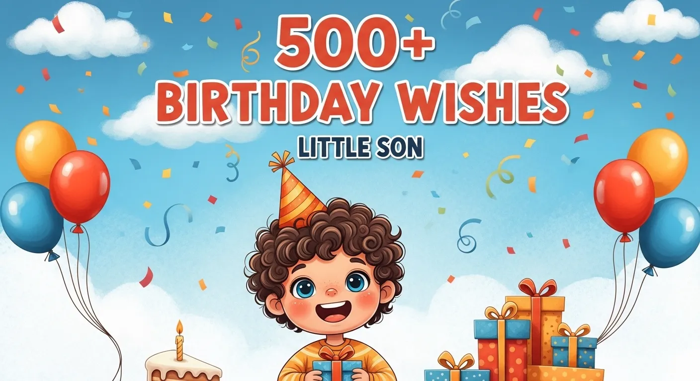 Birthday Wishes for Little Son