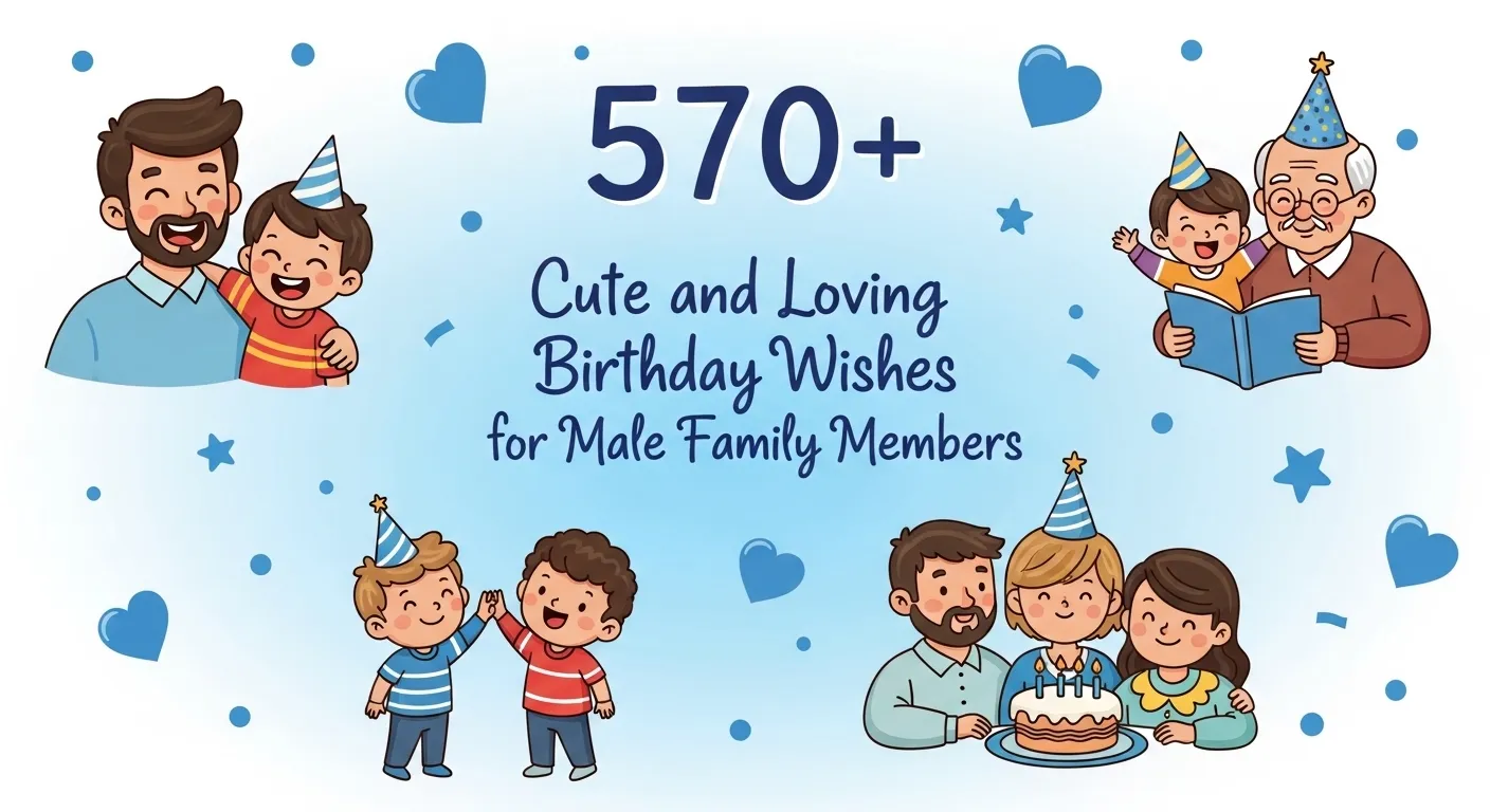 Birthday Wishes for Male Relative