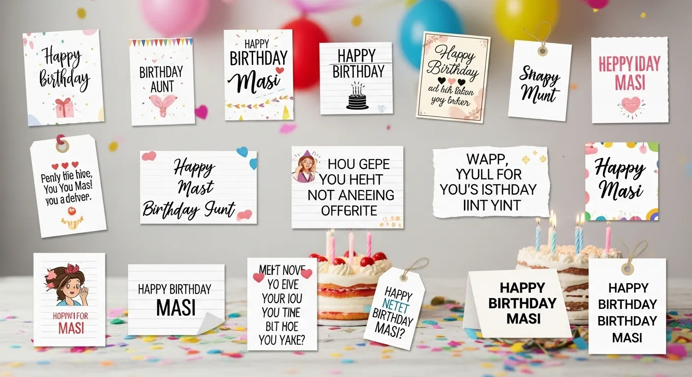 Birthday Wishes for Masi