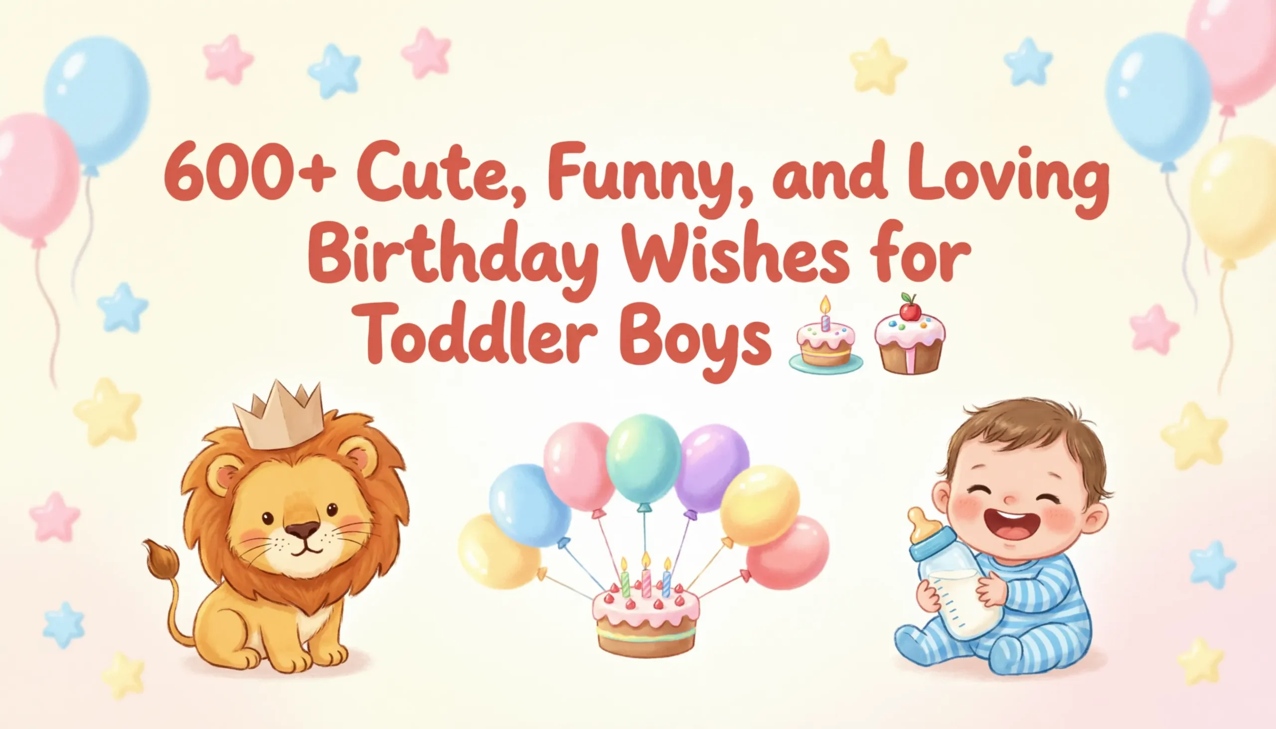 Birthday Wishes for Toddler Boy