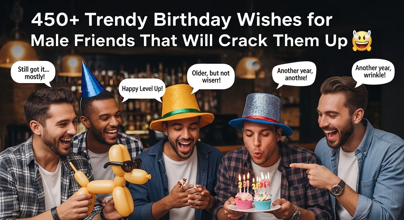 Funny Birthday Wishes for Male Friend