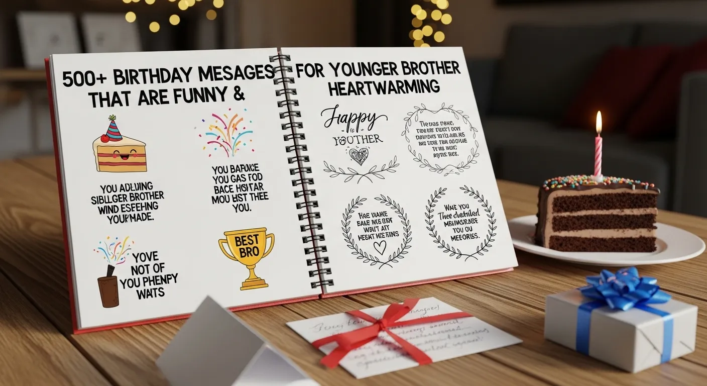 Funny Birthday Wishes for Younger Brother