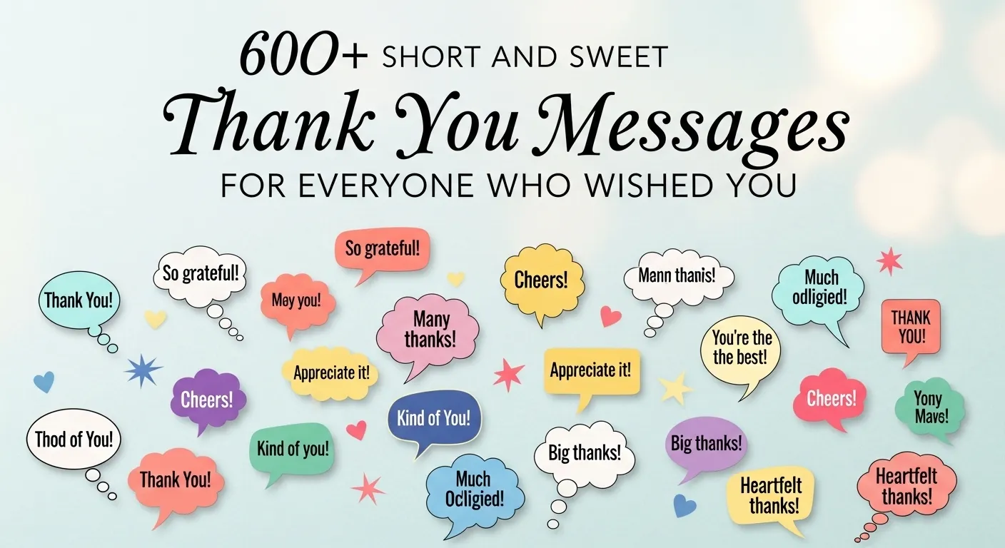 Thank You All for Your Wishes