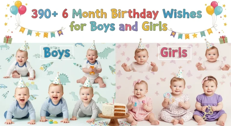 6 Month Birthday Wishes for Boys and Girls