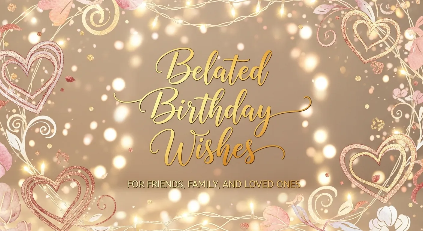 Belated Birthday Wishes