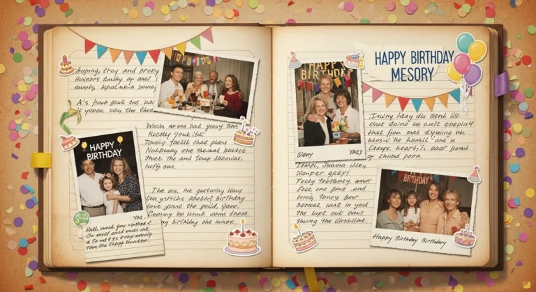 Birthday Memories Messages