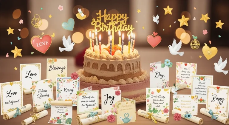 Birthday Messages with Love and Blessings