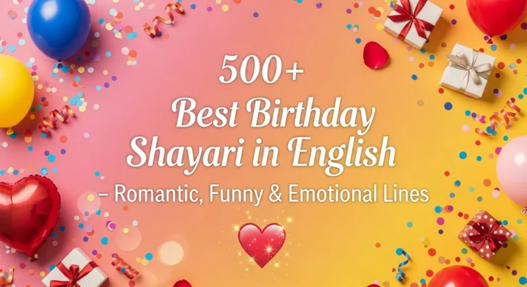 Birthday Shayari in English