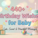 Birthday Wishes for Baby