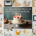 Birthday Wishes for Mami