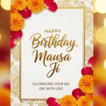 Birthday Wishes for Mausa Ji