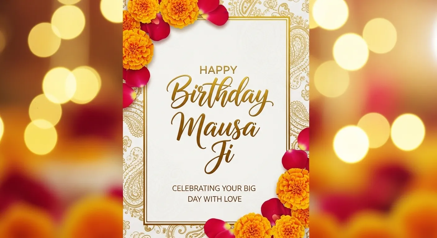 Birthday Wishes for Mausa Ji